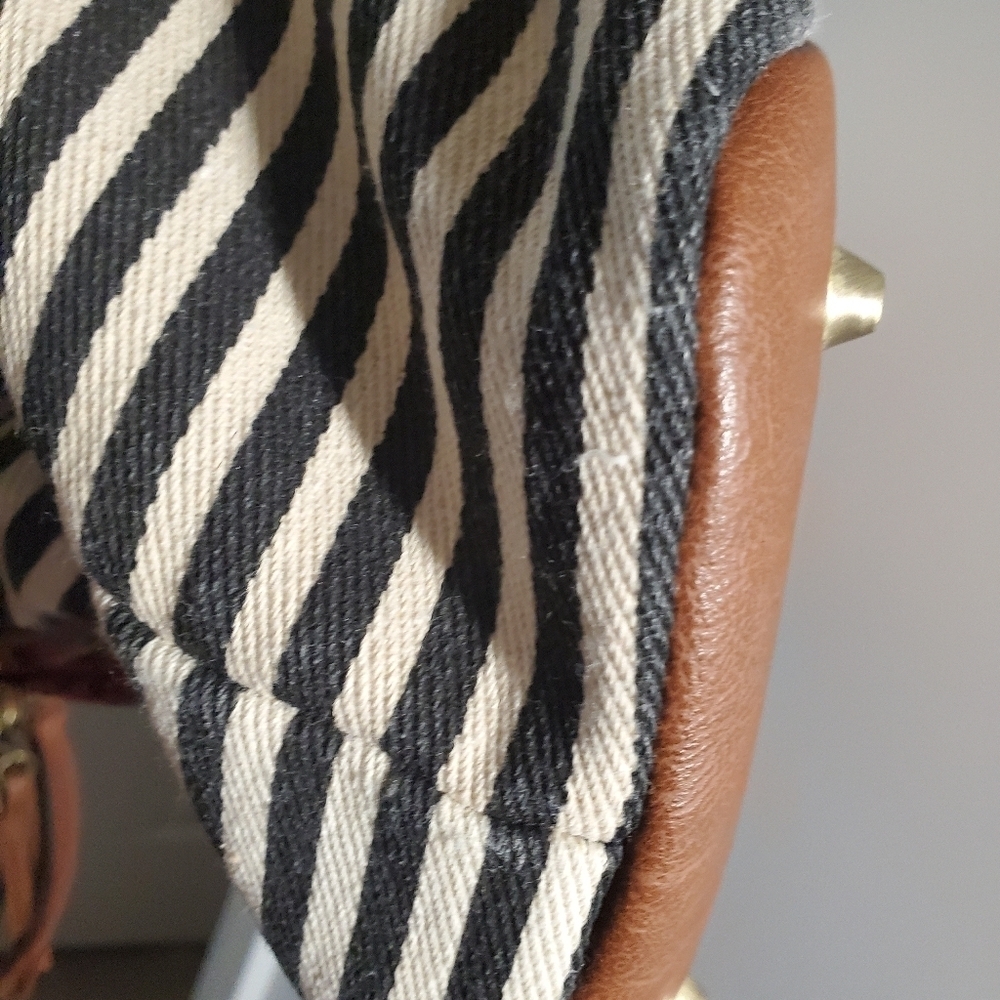 MMS Design Studio Striped Multicolor Handbag - Picture 10 of 16